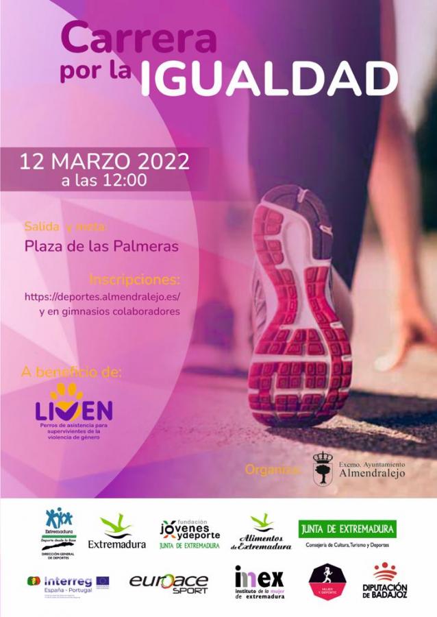 Abierto el plazo para participar en la Carrera por la Igualdad