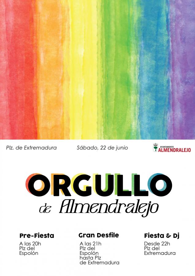 Almendralejo celebra el Día del Orgullo este sábado con un desfile y una fiesta en la Plaza de Extremadura