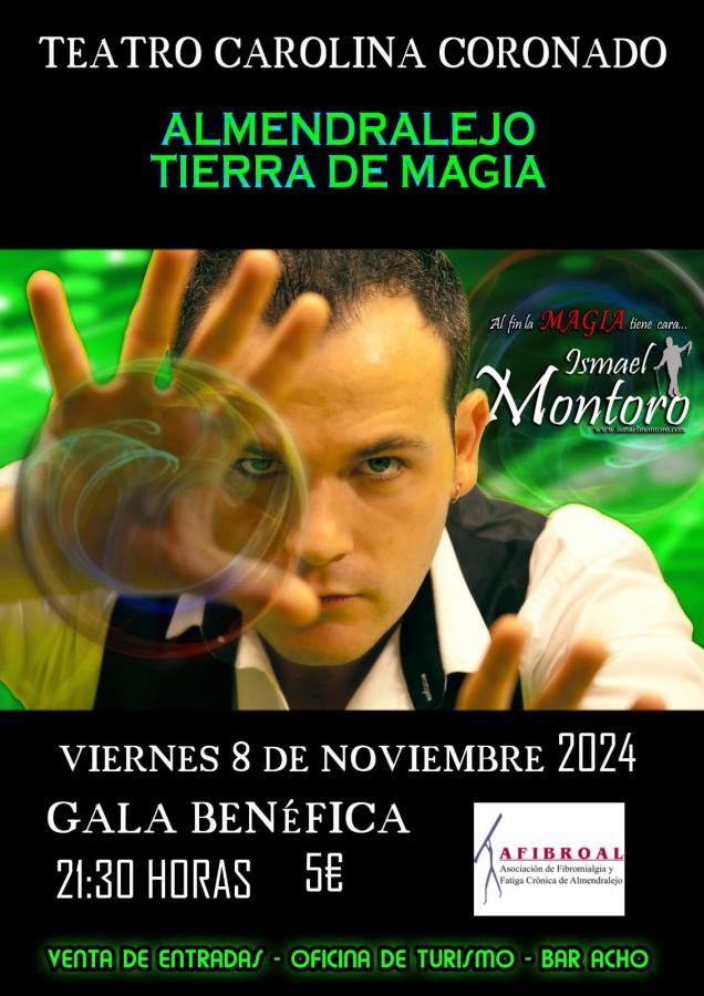 Almendralejo Tierra de Magia regresa del 8 al 10 de noviembre en el Teatro Carolina Coronado